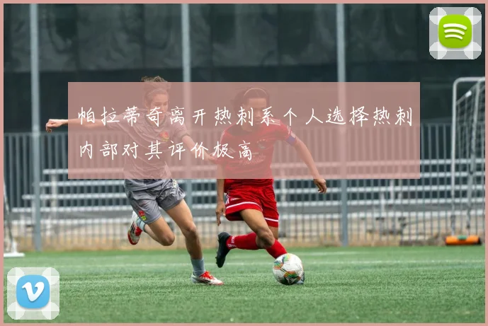 帕拉蒂奇离开热刺系个人选择热刺内部对其评价极高