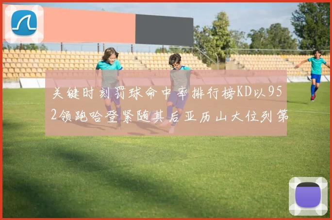 关键时刻罚球命中率排行榜KD以952领跑哈登紧随其后亚历山大位列第六